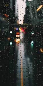 Macro,Glare,Moisture,Window,Bokeh,Boquet,Drops,Surface,Glass,Rain