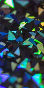 Macro,Glare,Smithereens,Gleam,Acute,Sharp,Facets,Shards,Motley,Face,Multicolored