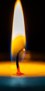 Macro,Miscellanea,Miscellaneous,Candle,Wick,Fire