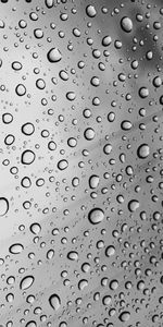 Macro,Moisture,Bw,Drops,Circles,Surface,Chb,Glass