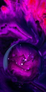 Bubbles,Macro,Mauve,Peindre,Peinture,Divorces,Abstrait