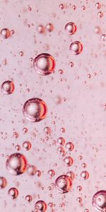 Macro,Pink,Bubbles,Liquid