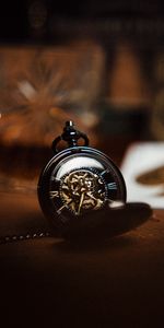 Antiquités,Montre De Poche,Antique,Macro,Horloge