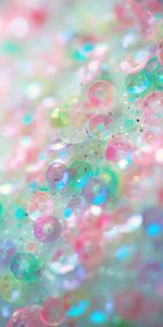 Macro,Tinsel,Sequins,Multicolored,Motley