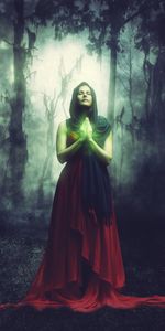 Magus,Surreal,Female,Forest,Magician,Woman,Magic,Fantasy