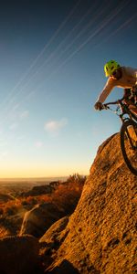 Hombre,Btt,Ciclista,Bicicleta De Montaña,Deportes