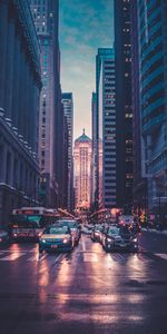 Markup,Megalopolis,United States,Megapolis,Usa,Cars,Road,Cities,Skyscrapers,Chicago