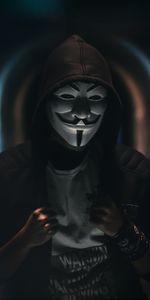 Mask,Miscellanea,Miscellaneous,Human,Person,Dark,Hood,Anonymous