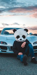 Voitures,Mazda,Panda,Masquer,Masque,Courses