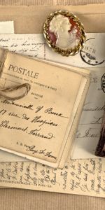 Médaillon,Bloc Notes,Parfum,Des Lettres,Millésime,Lettres,Carnet,Rétro,Vintage,Divers