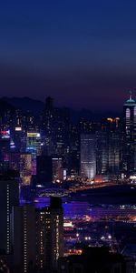 Megalopolis,Hong Kong S A R,Megapolis,Hong Kong,Night City,City Lights,Skyscrapers,Cities