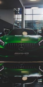 Тачки (Cars),Зеленый,Mercedes Amg,Вид Спереди,Mercedes