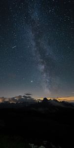 Milky Way,Sky,Stars,Rocks,Night,Dark