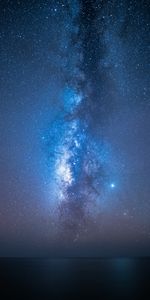 Milky Way,Stars,Night,Starry Sky,Sea,Dark