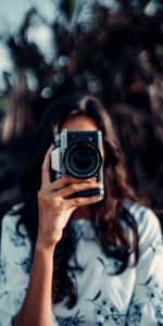 Miscellanea,Blur,Smooth,Focus,Miscellaneous,Camera,Girl