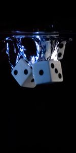 Miscellanea,Cubes,Water,Miscellaneous,Dice,Splash