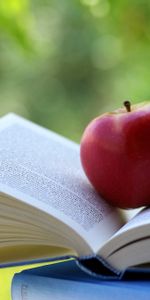 Miscellanea,Glare,Blur,Smooth,Miscellaneous,Book,Apple