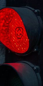 Miscellanea,Miscellaneous,Backlight,Illumination,Traffic Light,Skull