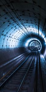 Tunnel,Sous La Terre,Souterrain,Métro,Rails,Divers,Illumination,Rétroéclairage