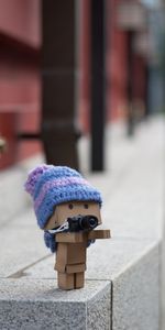 Miscellanea,Miscellaneous,Blur,Smooth,Danbo,Cardboard Robot,Camera,Photographer