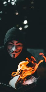 Miscellanea,Miscellaneous,Book,Fire,Mask,Anonymous