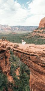 Se Rompre,Précipice,Robe,Vallée,Divers,Fille,Canyon