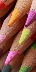 Crayons De Couleur,Fer De Lance,Piquer,Détenu,Divers,Aiguisé,Multicolore,Hétéroclite