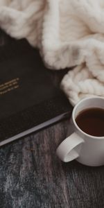 Miscellanea,Miscellaneous,Coziness,Comfort,Plaid,Cup,Book,Coffee