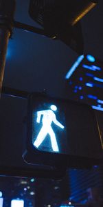 Miscellanea,Miscellaneous,Crosswalk,Pedestrian Crossing,Sign,Neon