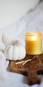 Miscellanea,Miscellaneous,Decoration,Board,Candle,Matches,Pumpkin