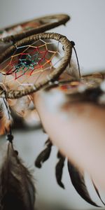 Miscellanea,Miscellaneous,Decoration,Dreamcatcher,Dream Catcher,Feather,Close Up