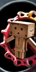 Miscellanea,Miscellaneous,Design,Danbo,Cardboard Robot,Painted,Construction