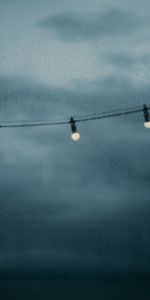 Miscellanea,Miscellaneous,Garland,Light Bulbs,Drops,Wet,Glass