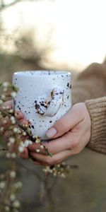 Miscellanea,Miscellaneous,Hands,Flowers,Cup,Spring