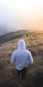 Miscellanea,Miscellaneous,Human,Descent,Hoodies,Fog,Person,Hoodie