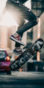 Miscellanea,Miscellaneous,Legs,Sneakers,Trick,Bounce,Skateboard,Jump