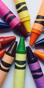 Crayons De Couleur,Crayons De Cire,Hétéroclite,Multicolore,Divers