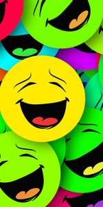 Miscellanea,Miscellaneous,Motley,Emotions,Smilies,Smiles,Multicolored,Smile