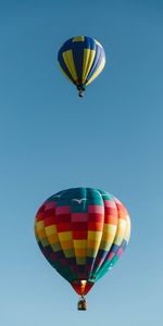 Miscellanea,Miscellaneous,Multicolored,Flight,Sky,Motley,Balloons