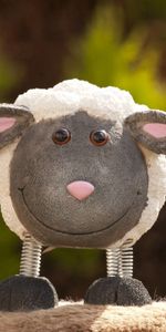 Miscellanea,Miscellaneous,Muzzle,Toy,Lamb,Cheery,Happy