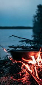 Miscellanea,Miscellaneous,Pan,Fire,Campsite,Bonfire,Camping