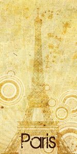 Miscellanea,Miscellaneous,Paper,Picture,Paris,Eiffel Tower,Drawing