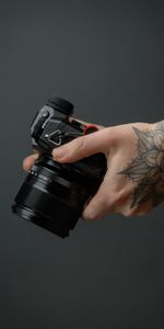 Miscellanea,Miscellaneous,Photo,Hand,Camera,Tattoo