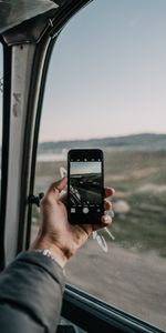 Miscellanea,Miscellaneous,Photo,Hand,Window,Focus,Telephone