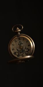 Antiquités,Ancre,Antique,Divers,Montre De Poche,Horloge