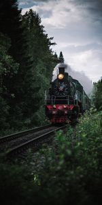 Miscellanea,Miscellaneous,Railway,Smoke,Rails,Train