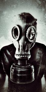 Miscellanea,Miscellaneous,Spots,Gas Mask,Human,Person,Stains,Photoshop,Mask