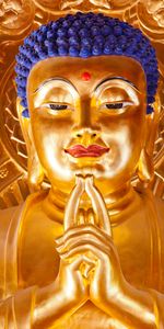 Miscellanea,Miscellaneous,Statue,Gold,Buddhism,Buddha