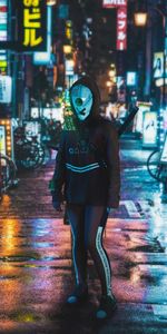 Miscellanea,Miscellaneous,Street,Cyborg,Hologram,Sci Fi,Cyberpunk