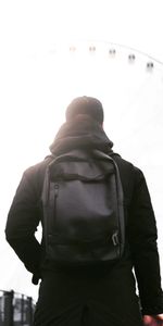 Miscellanea,Miscellaneous,Style,Human,Person,Backpack,Rucksack,Jacket